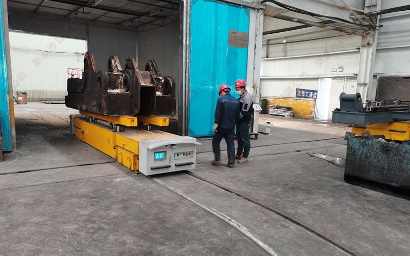 電動軌道地平車在噴砂、清洗、噴漆、烘干等噴涂工序中的應(yīng)用